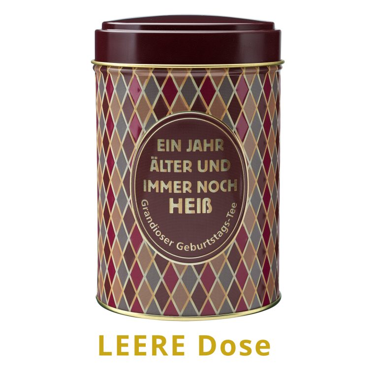 ROOST Teedose 1894 leer, Ein Jahr älter