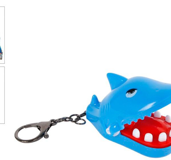 ROOST Schlüsselanhänger 570391 beissender Hai 8cm