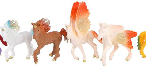 ROOST Einhornfiguren 9cm 570425 assortiert