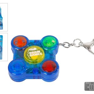 ROOST Schlüsselanhänger Memory Game 621366 3 ass. 5x5cm