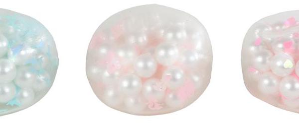 ROOST Antistress Ball 9cm 622018 Glamour Perlkugeln assortiert