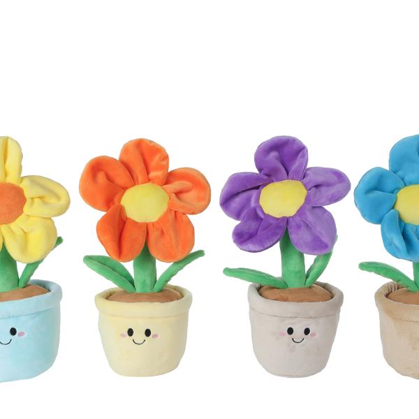 ROOST Plüsch Blumen 30cm 660581 assortiert