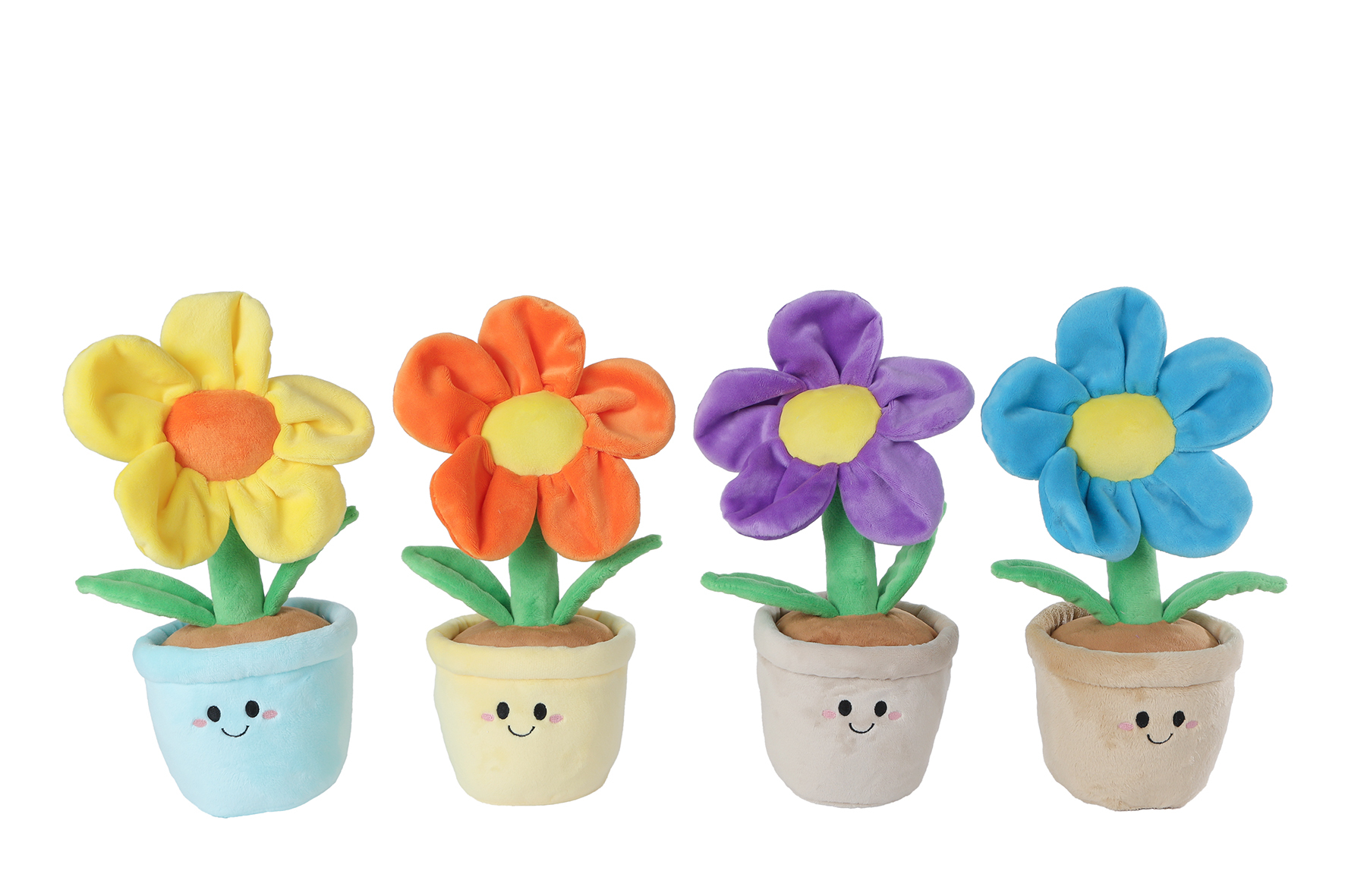 ROOST-660581-8713219518502 ROOST Plüsch Blumen 30cm 660581 assortiert – Hochwertig & günstig bei ShopDeca