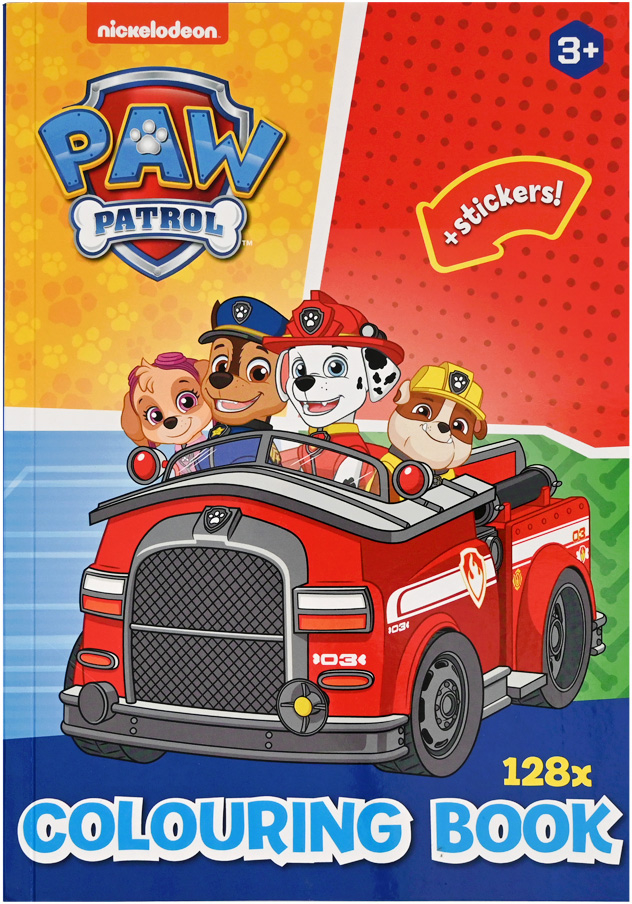 ROOST-B1130-8711851113000 ROOST Aktivitäten- und Malbuch B1130 mit Paw Patrol Stickers – Hochwertig & günstig bei ShopDeca