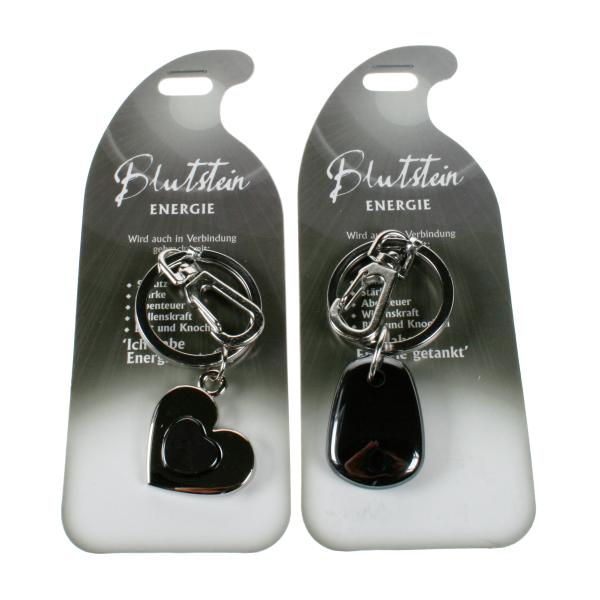 ROOST Schlüsselanhänger Energie G225 Blutstein 2 Motive ass.