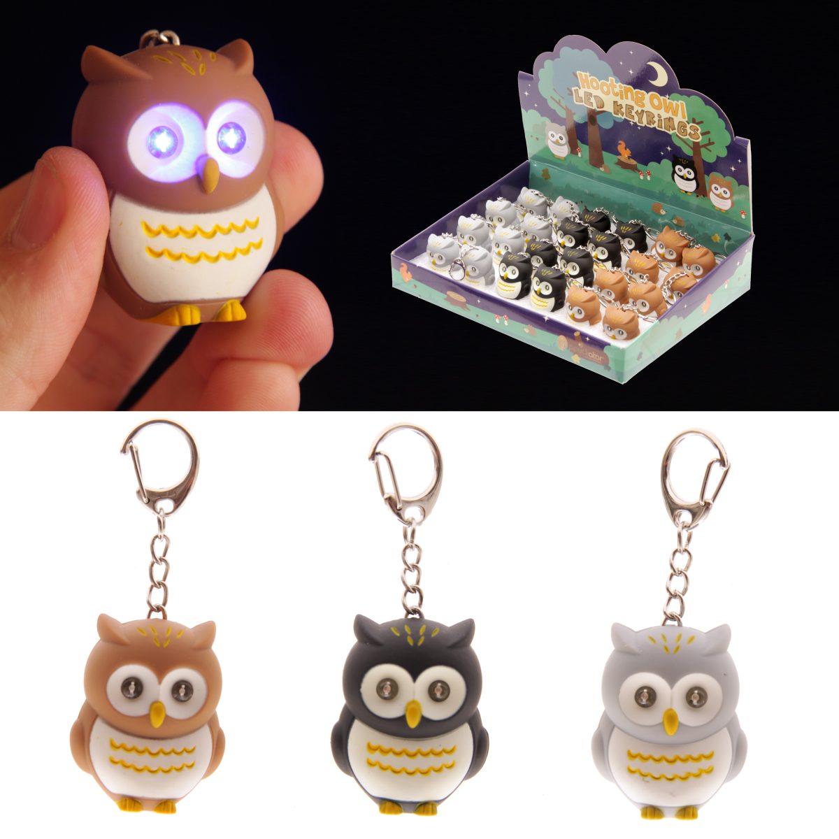 ROOST Schlüsselanhänger Eule OWL24 Led, assortiert – Hochwertig & günstig bei ShopDeca
