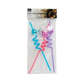 ROOST Trinkhalme 27cm PT0261A Disco 4 Stück