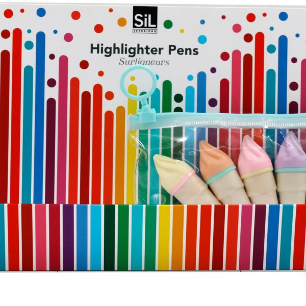 ROOST Leuchtmarker Ice Cream ST7261 5 Stück, assortiert