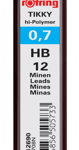 ROTRING Minen HB S0312690 0,7mm 12 Stück