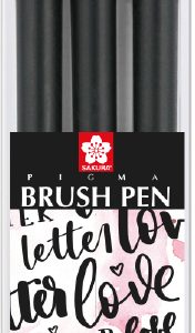SAKURA Pigma Brush Pen Set May&Berry POXFVKBP349S Fine/Medium/Bold 3 Stück