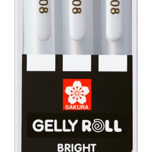 SAKURA Gelly Roll 0.4mm POXPGBWH3 White 3 Stück