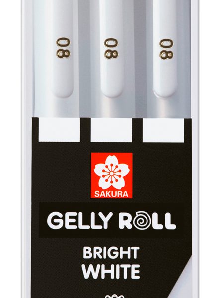 SAKURA Gelly Roll 0.4mm POXPGBWH3 White 3 Stück