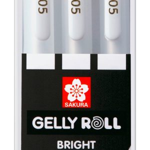 SAKURA Gelly Roll 0.3mm POXPGBWH3A White 3 Stück