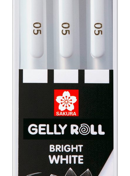 SAKURA Gelly Roll 0.3mm POXPGBWH3A White 3 Stück