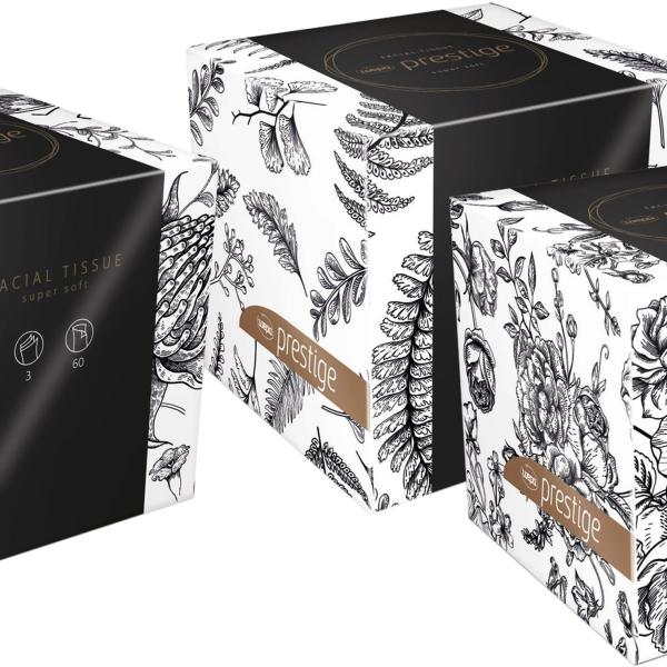 SATINO Kosmetiktücher Cube 210600 Prestige, 60 Tücher