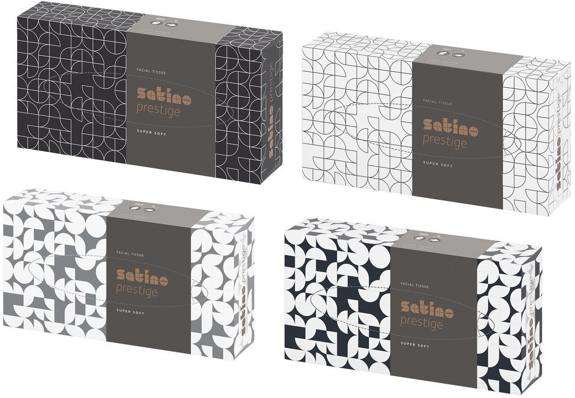 SATINO-600939-4000735323333 SATINO Kosmetiktücher 600939 Prestige, 100 Tücher – Hochwertig & günstig bei ShopDeca