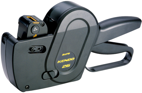 SATO Preisauszeichner KENDO 26 03010 schwarz, 26x12mm 10 Ziffern