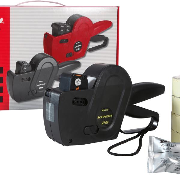 SATO Preisauszeichner KENDO 26 03099 Starter Set, 6 Ziffern 26x12mm