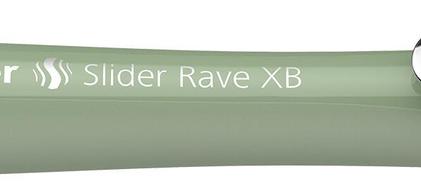 SCHNEIDER Kugelschreiber Slider Rave XB 132544 bio-grün,Trend Edition 0.7mm