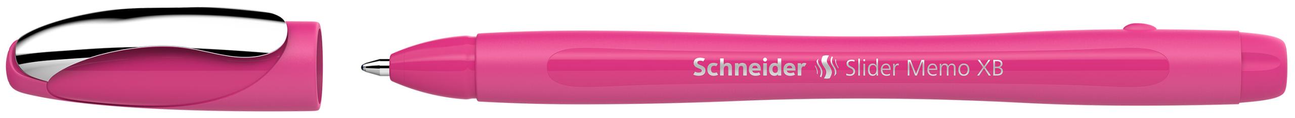 SCHNEIDER-150219-4004675186560 SCHNEIDER Kugelschreiber Slider Memo 150219 power pink, Colour Ed. 0.7mm – Hochwertig & günstig bei ShopDeca