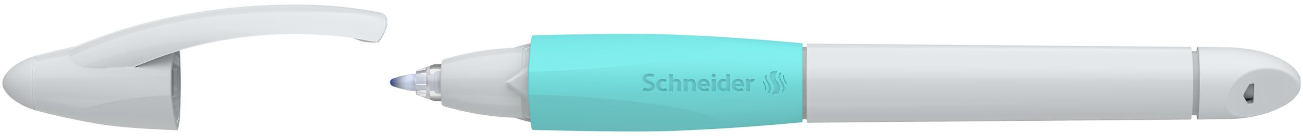 SCHNEIDER-188331-4004675183767 SCHNEIDER Tintenroller Base Ball 0.5mm 188331 hellgrau/türkis – Hochwertig & günstig bei ShopDeca