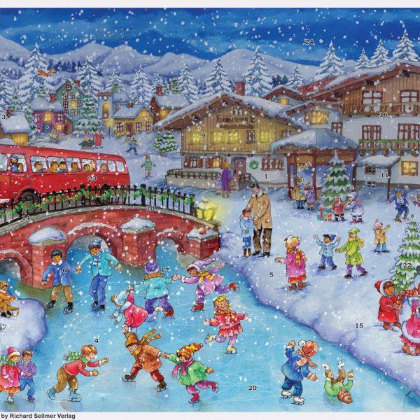 SELLMER Adventskalender 700 70151 Spiel und Spaß im Schnee