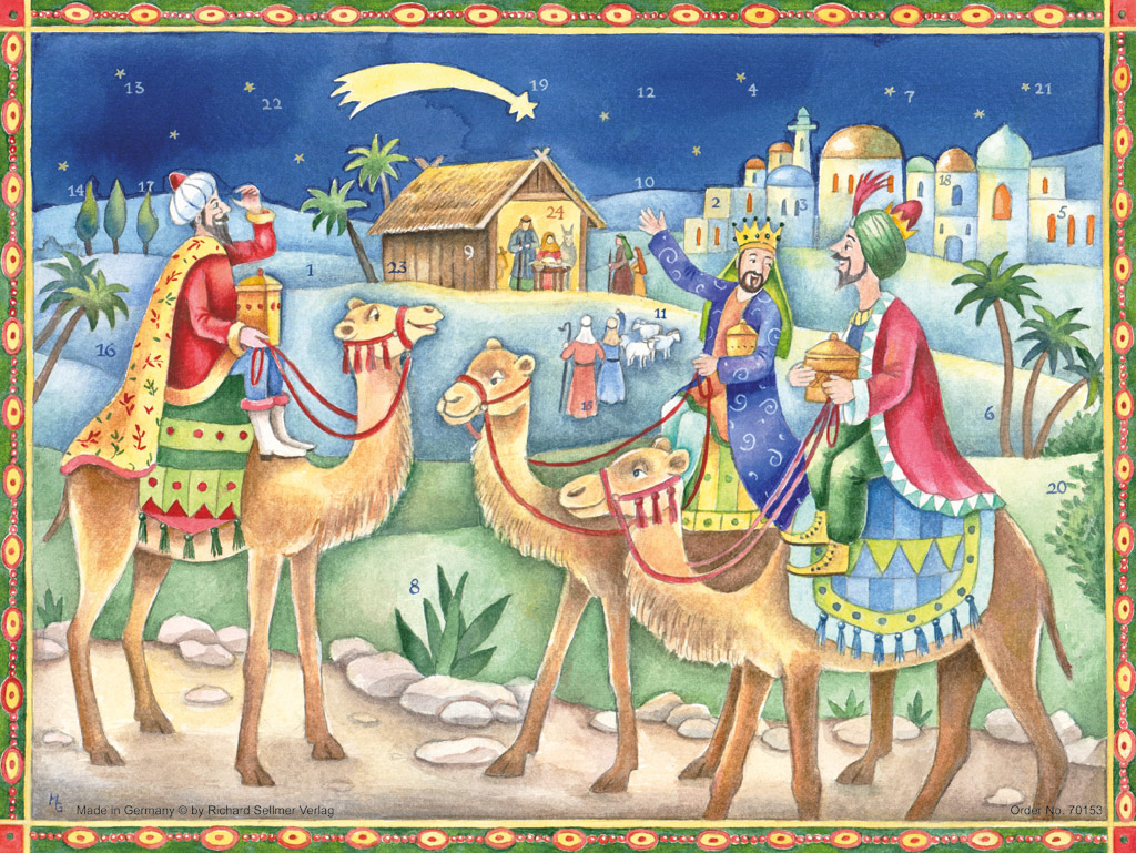 SELLMER-70153-4025985701533 SELLMER Adventskalender 700 70153 Heilige Drei Könige bringen G – Hochwertig & günstig bei ShopDeca