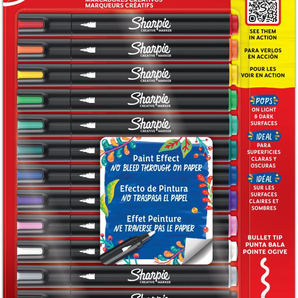 SHARPIE Acrylic Marker 2201070 Rundspitze 12 Stück