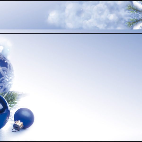 SIGEL Weihnachts-Couverts C6/5 DU036/W Blue Harmony 50 Stück