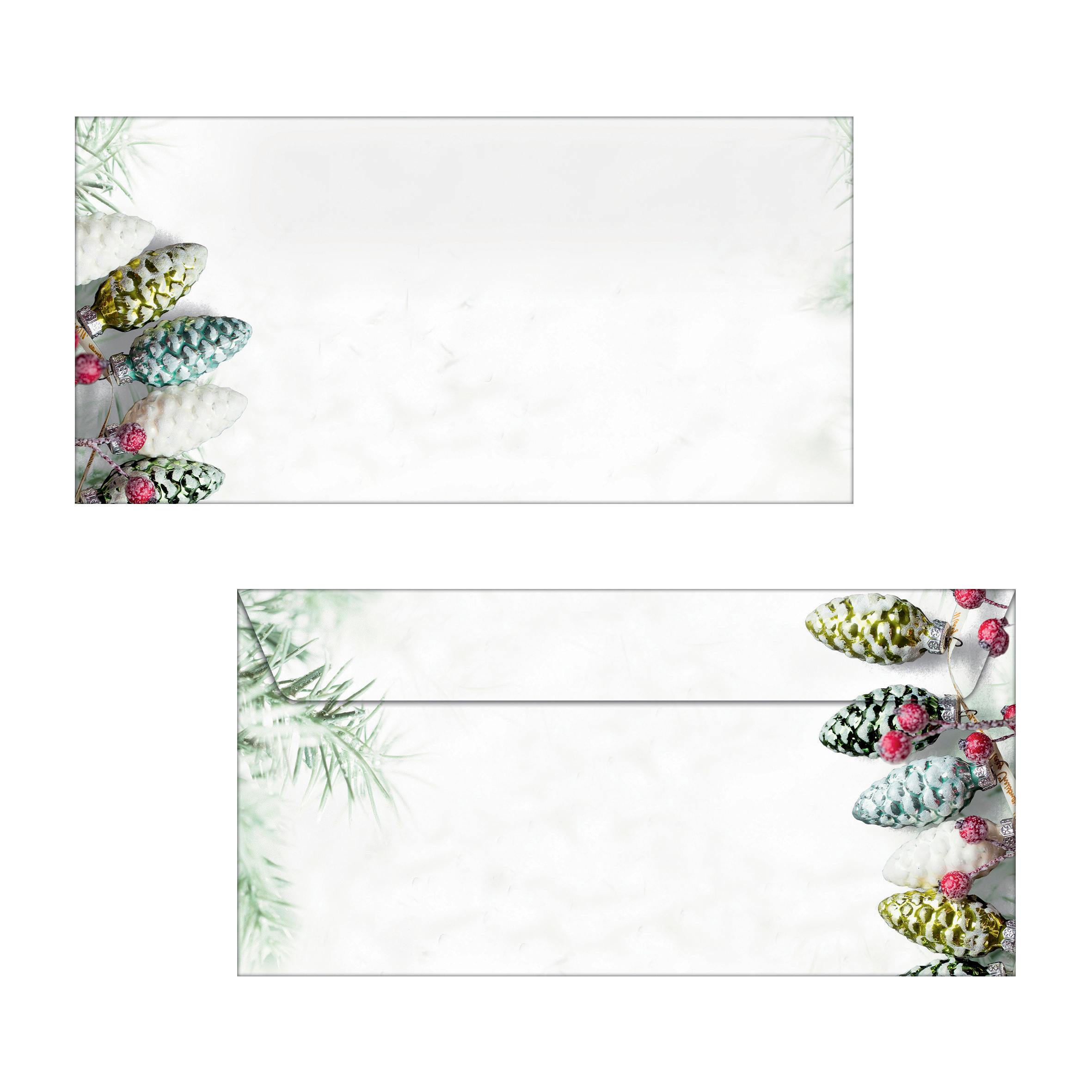 SIGEL-DU177-4004360815584 SIGEL Weihnachts-Umschlag 11x22cm DU177 90g 50 Stück – Hochwertig & günstig bei ShopDeca