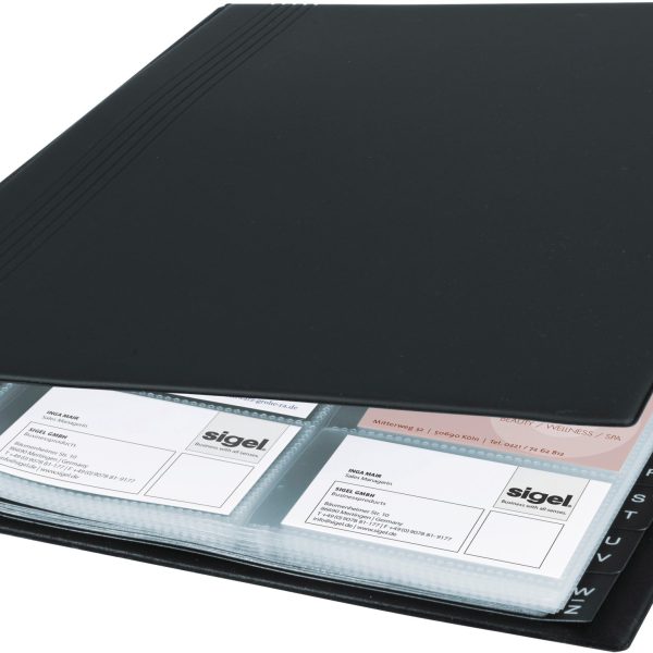 SIGEL Visitenkarten-Ringb. 325x270mm VZ301 A-Z für 400 Karten