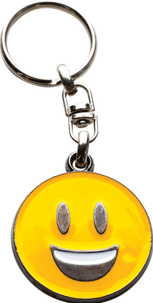 SILCA Schlüsselanhänger Happy AVK7245 nickel