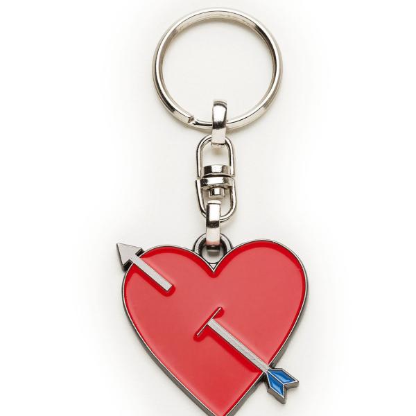 SILCA Schlüsselanhänger Herz AVK7288 nickel