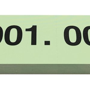 SIMPLEX Garderobenblock 1-100 13074 grün 100 Blatt