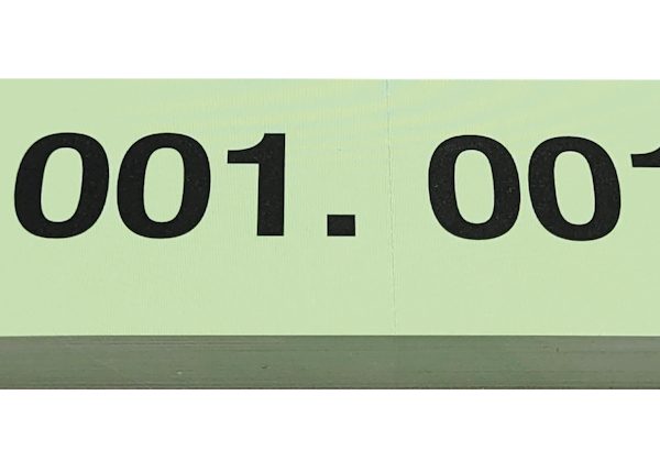 SIMPLEX Garderobenblock 1-100 13074 grün 100 Blatt