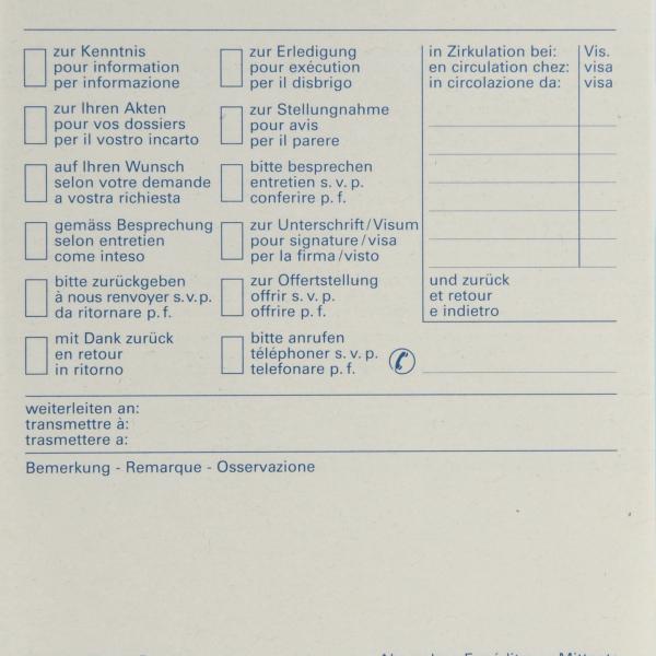 SIMPLEX Übermittlungsblock recycl. A6 13222 dreisprachig D/F/I 70 Blatt