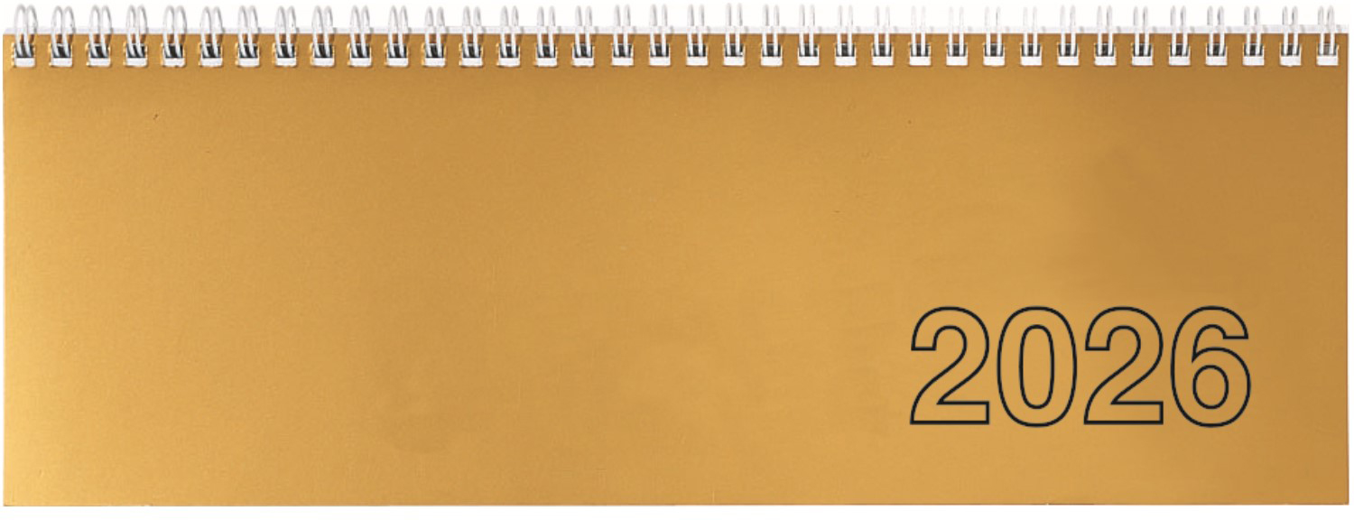 SIMPLEX-36221R11.26-7611468040878 SIMPLEX Pultkalender 2026 36221R11.26 1W/2S altgold ML 30.7x10.5cm – Hochwertig & günstig bei ShopDeca