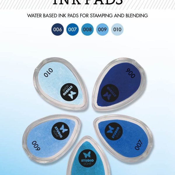 SIZZIX Stempelkissen 21.5x13x2.1cm INKP02 blautöne