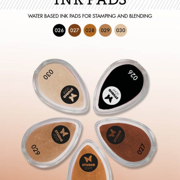 SIZZIX Stempelkissen 21.5x13x2.1cm INKP06 brauntöne