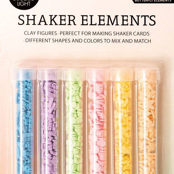 SIZZIX Streuelemente 15x11x1.5cm SHAKE12 Schmetterlinge 6 Stück