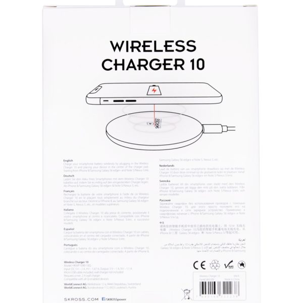 SKROSS Wireless Charger 10 2.800200 für Qi-fähige Geräte