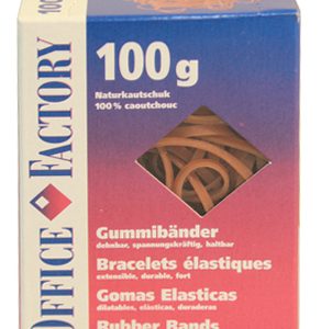 SMART OFFICE Gummibänder 90mmx3mm 601133 Naturkautschuk 100g