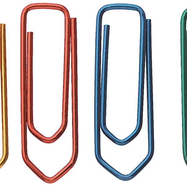 SMART OFFICE Büroklammern Nr. 4 FX5 32mm farbig ass. 50 Stk.