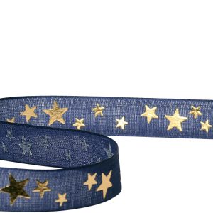 SPYK Band Cubino Étoiles 1031.1654 16mmx3m Blau-Gold