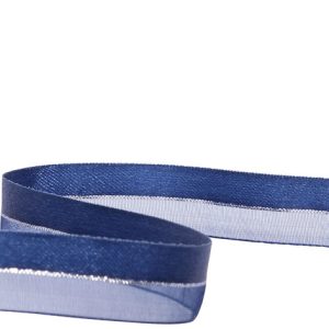 SPYK Band Cubino Elégance 1458.1654 16mmx3m Blau-Silber