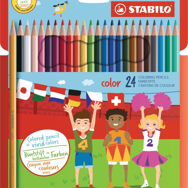 STABILO Holzfarbstift color 1924/7711 Etui 24 Stück