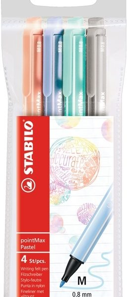 STABILO pointMax Pastell 448/4-02 4 Stück