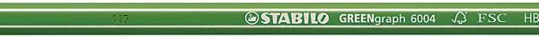 STABILO Bleistift GREENgraph HB 6004/HB HB