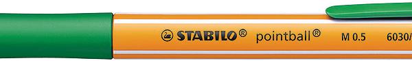 STABILO Kugelschreiber pointball 0.5mm 6030/36 grün