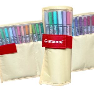 STABILO Rollerset point 68 1.1mm 6825-08-02CH 25 Farben ass. pastellgelb
